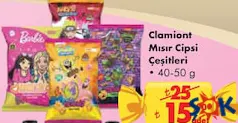CLAMİONT MISIR CİPSİ ÇEŞİTLERİ 40-50 G
